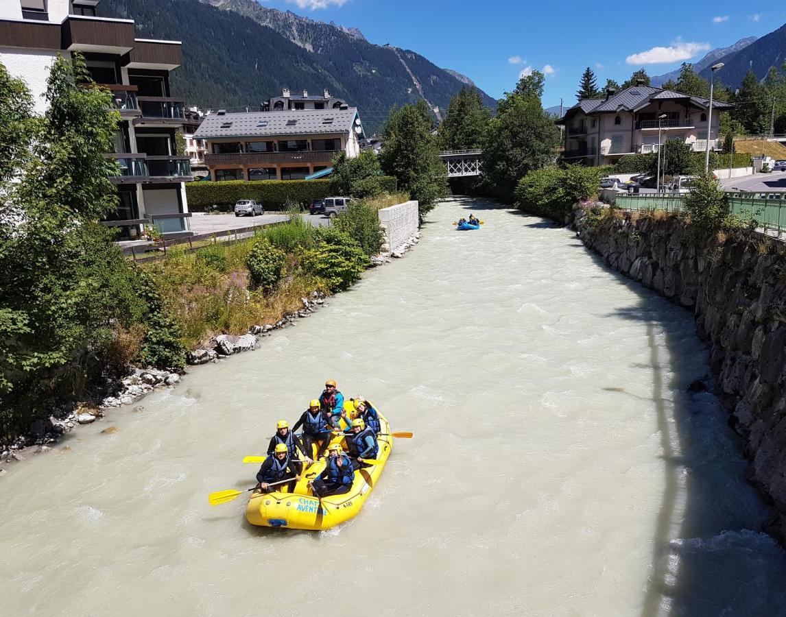 Vue Montblanc Magique En Centre-Ville Avec Parking Chamonix Dış mekan fotoğraf