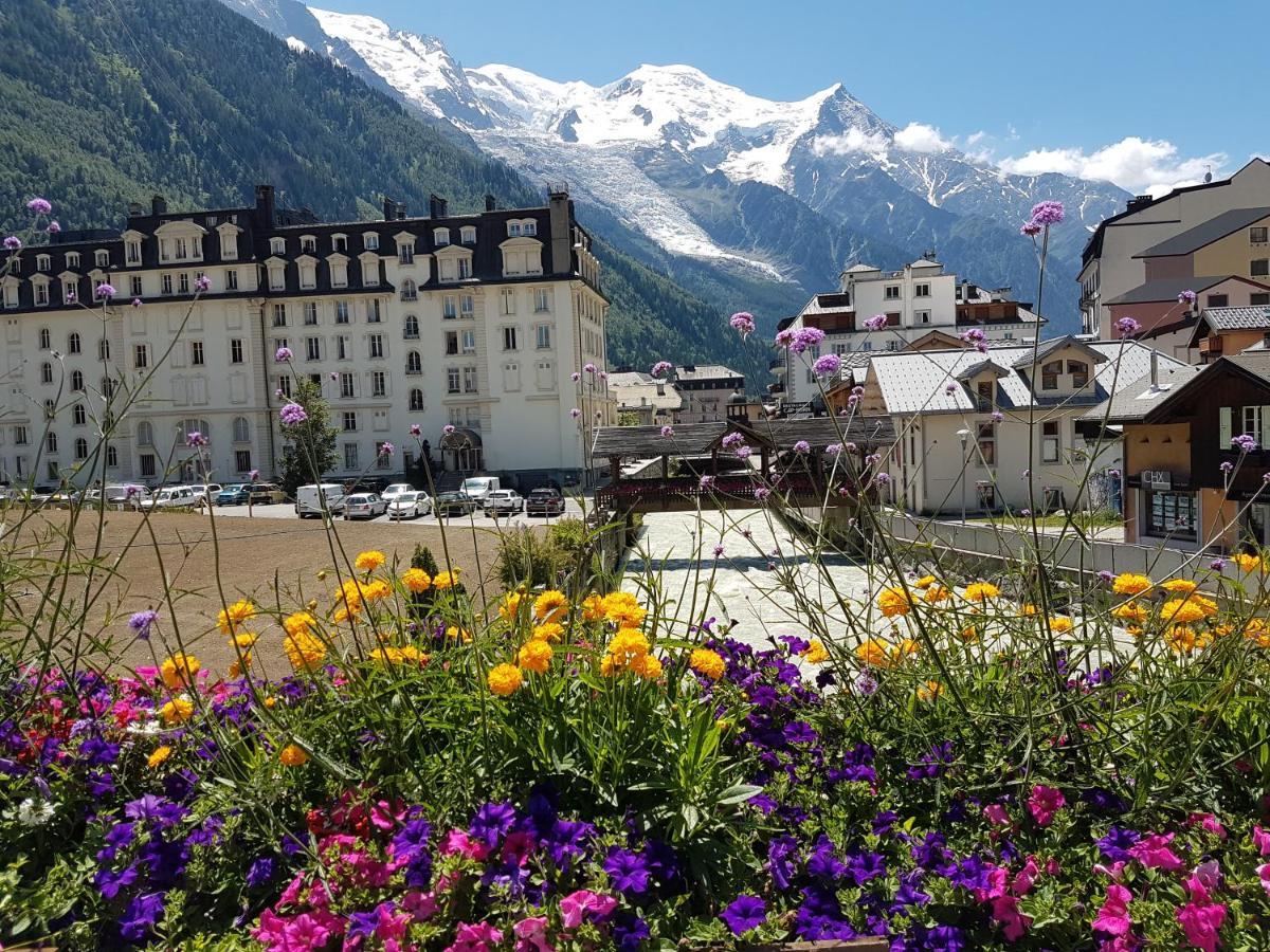 Vue Montblanc Magique En Centre-Ville Avec Parking Chamonix Dış mekan fotoğraf