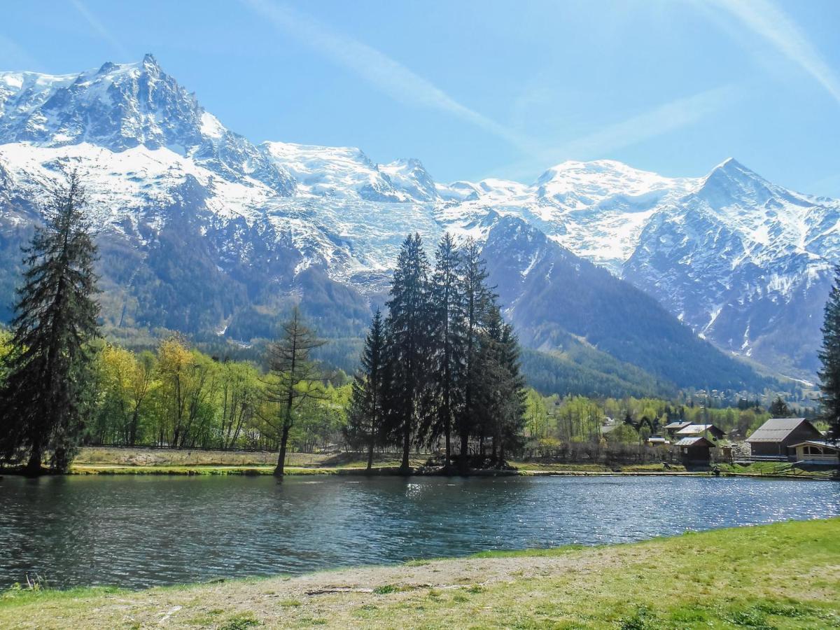 Vue Montblanc Magique En Centre-Ville Avec Parking Chamonix Dış mekan fotoğraf