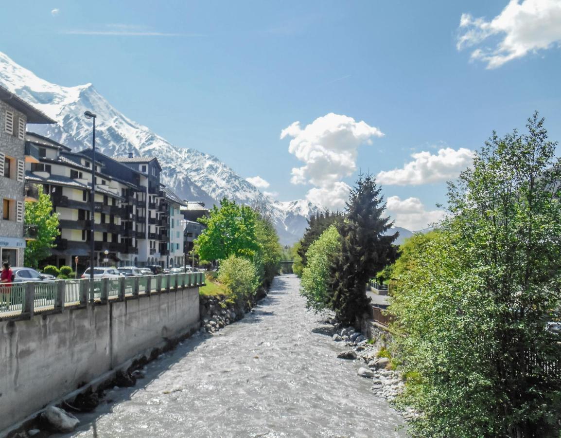 Vue Montblanc Magique En Centre-Ville Avec Parking Chamonix Dış mekan fotoğraf