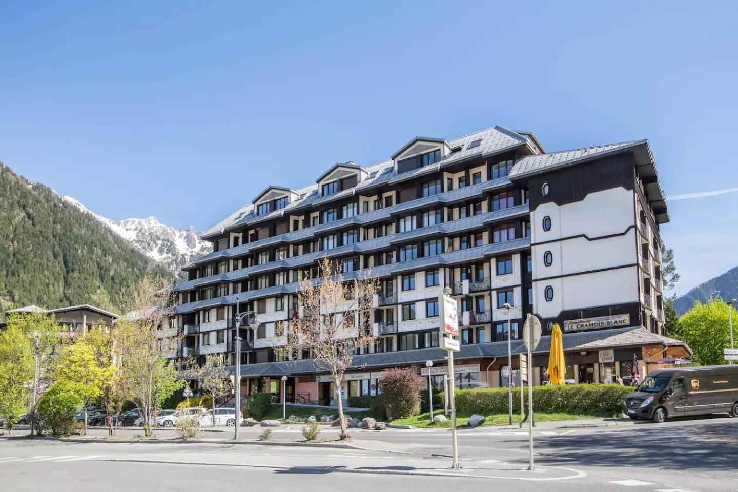 Vue Montblanc Magique En Centre-Ville Avec Parking Chamonix Dış mekan fotoğraf